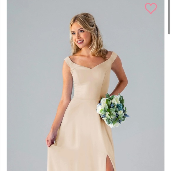 Kennedy Blue Haley Champagne Bridesmaid Dress - Picture 1 of 3